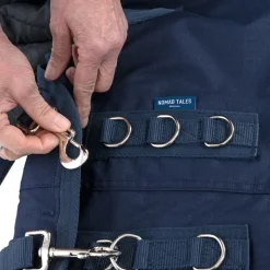 Nomad Tales Vandtæt vinterdækken med høj hals, marineblå