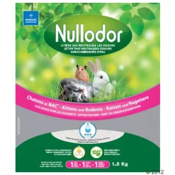 Nullodor silikatstrøelse til katte og smådyr