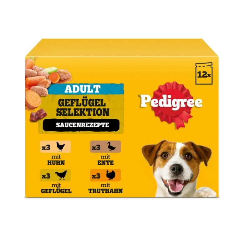 Pedigree Adult portionsposer blandet pakke