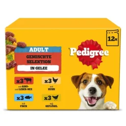 Pedigree Adult portionsposer blandet pakke