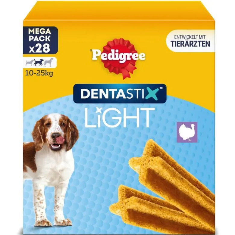 Pedigree Dentastix Light: Dental Chews til mellemstore hunde (10-25 kg)