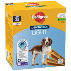 Pedigree Dentastix Light: Dental Chews til mellemstore hunde (10-25 kg)