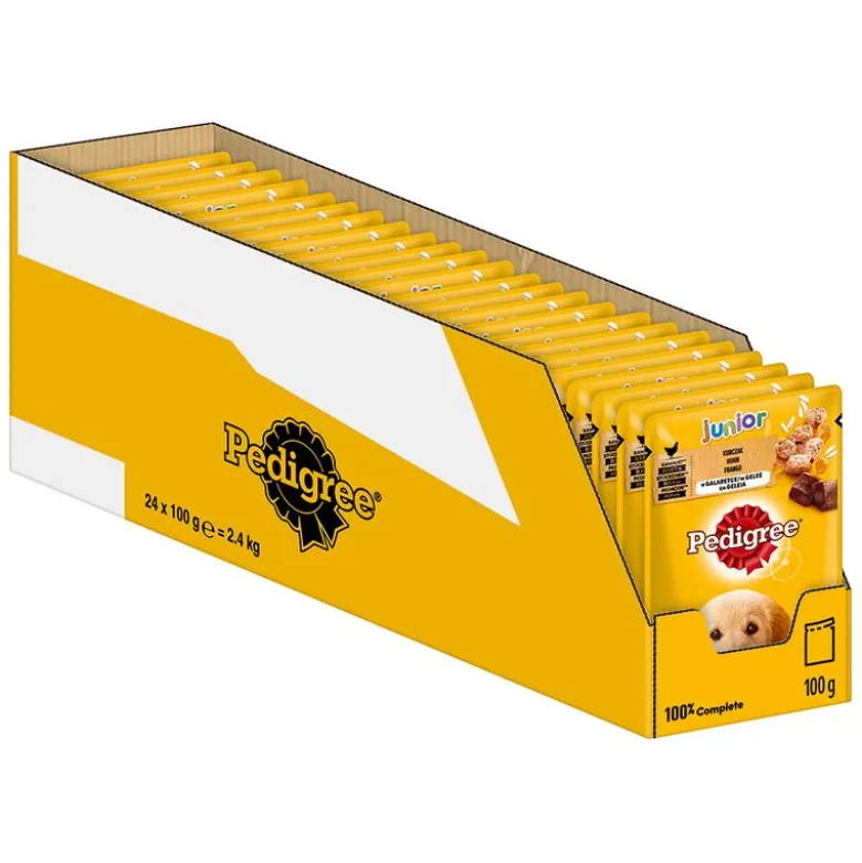 Pedigree Junior portionsposer blandet pakke