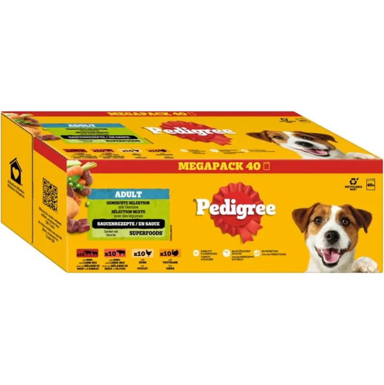 Pedigree portionsposer 40 x 100 g