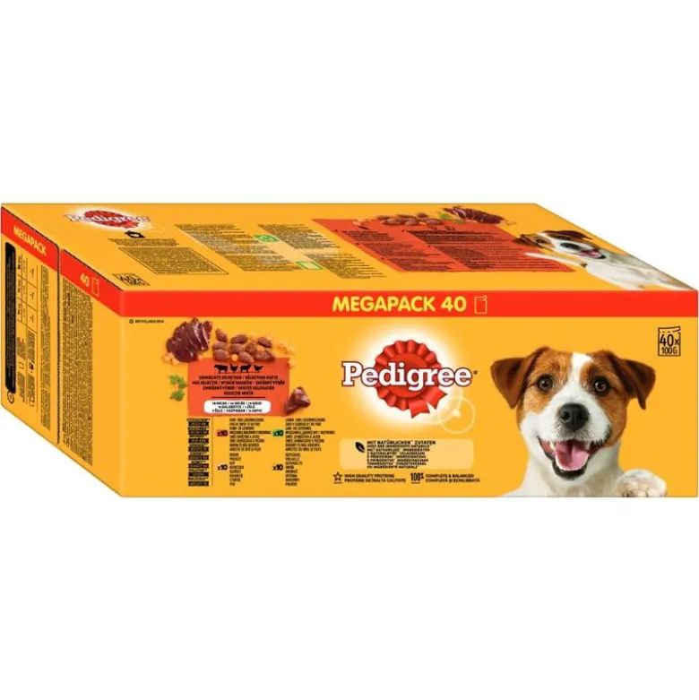 Pedigree portionsposer 40 x 100 g