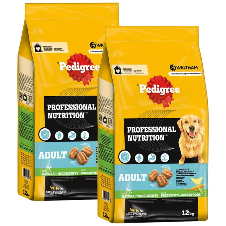 Pedigree Professional Nutrition Adult med fjerkræ og grøntsager