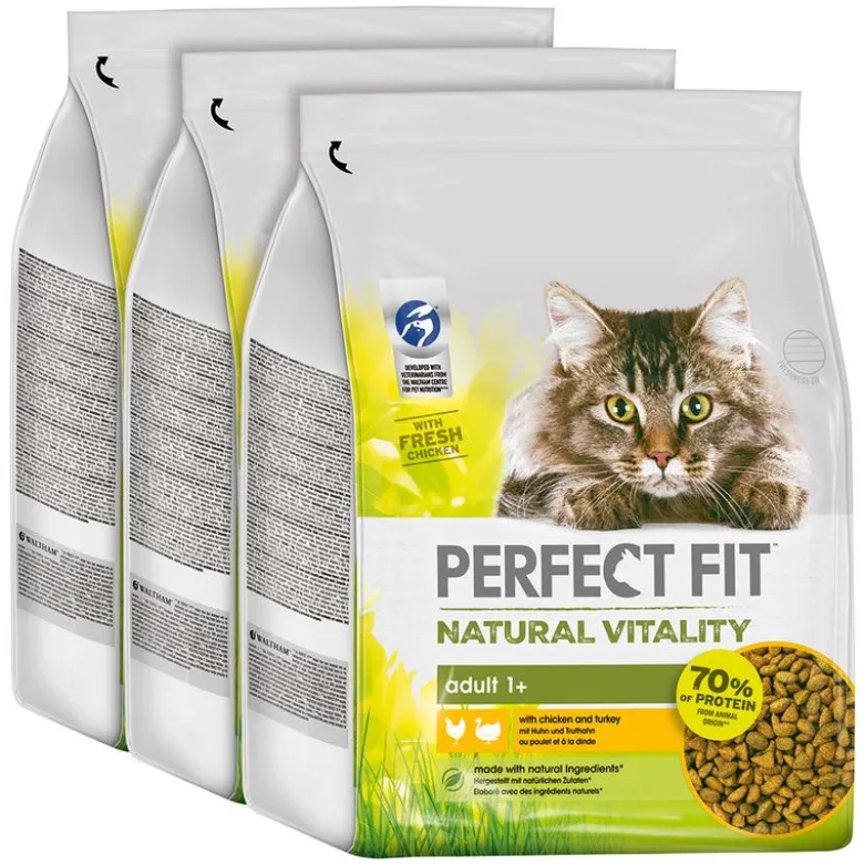 Perfect Fit Natural Vitality Adult 1+ Kylling & Kalkun