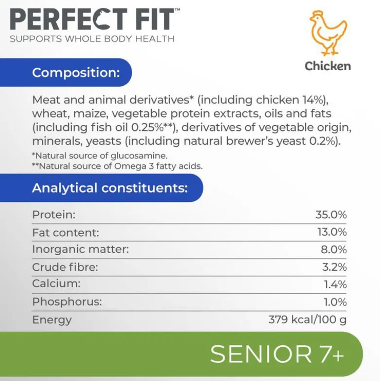 Perfect Fit Senior 7+ – rig på kylling