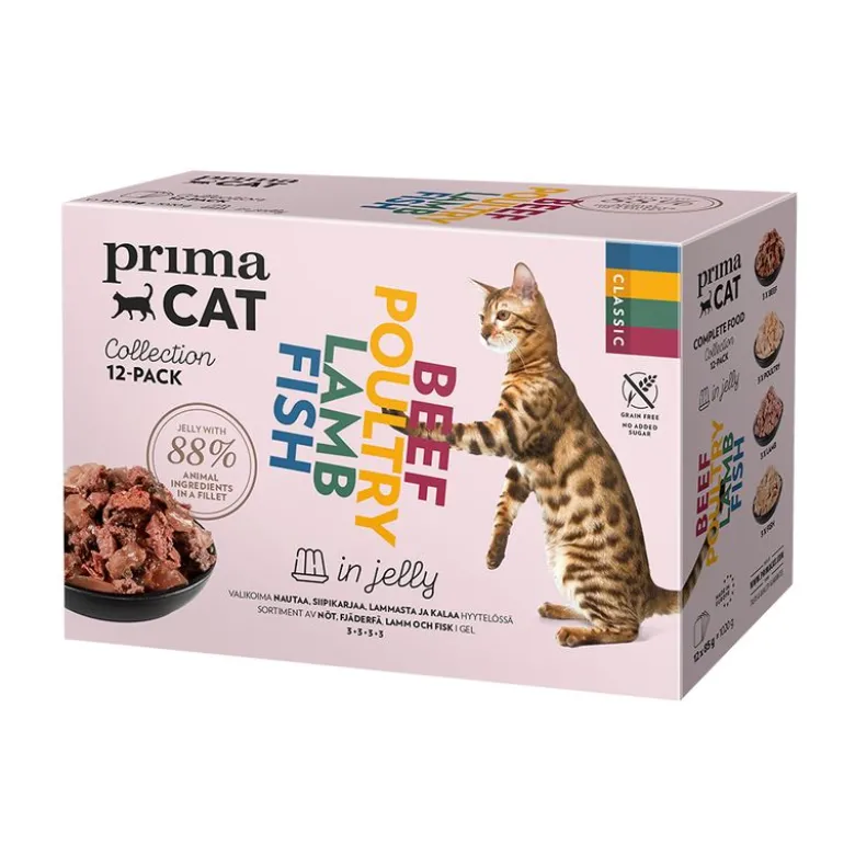 PrimaCat Classic i gelé 12 x 85 g