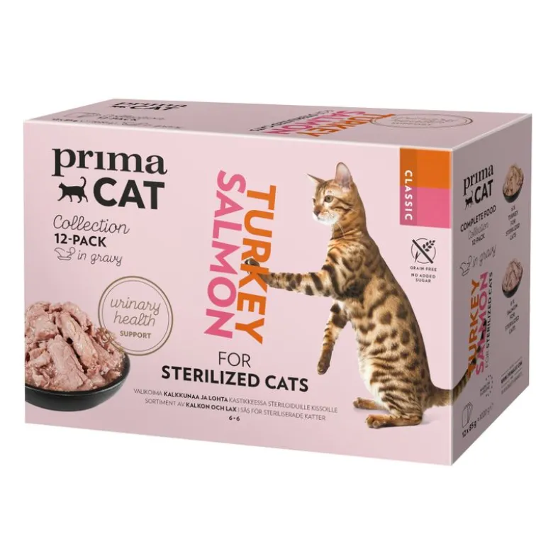 PrimaCat Classic i sauce 12 x 85 g