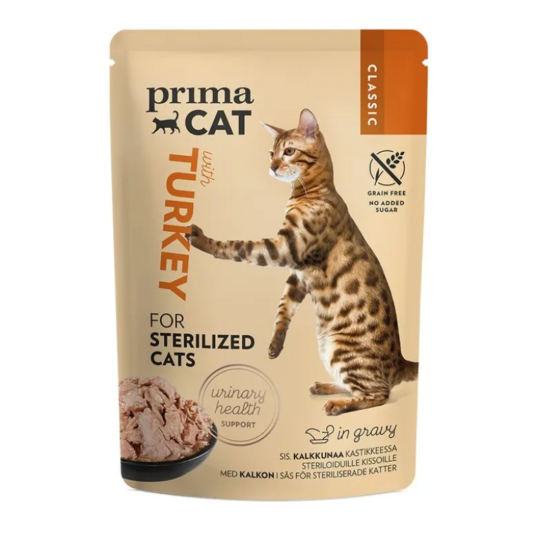 PrimaCat Classic i sauce 12 x 85 g