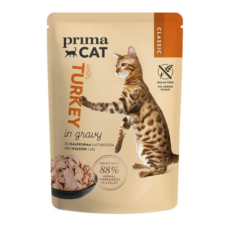 PrimaCat Classic i sauce 12 x 85 g