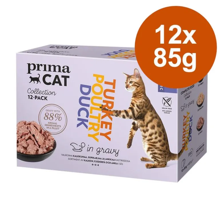 PrimaCat Classic i sauce 12 x 85 g