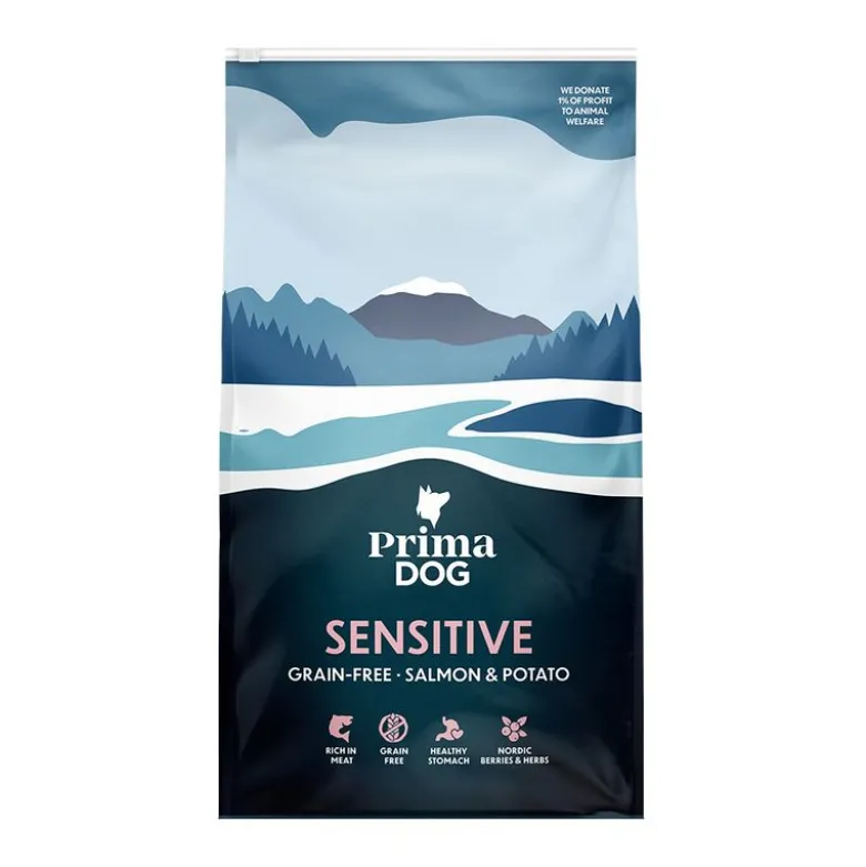 PrimaDog Adult Sensitive Kornfri Laks & Kartoffel