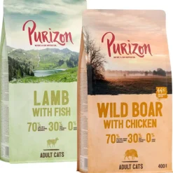 Prøvepakke: 2 eller 3 x 400 g Purizon Adult