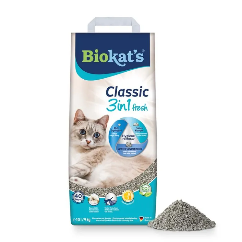 Prøvepakke: 10 l Biokat's kattegrus