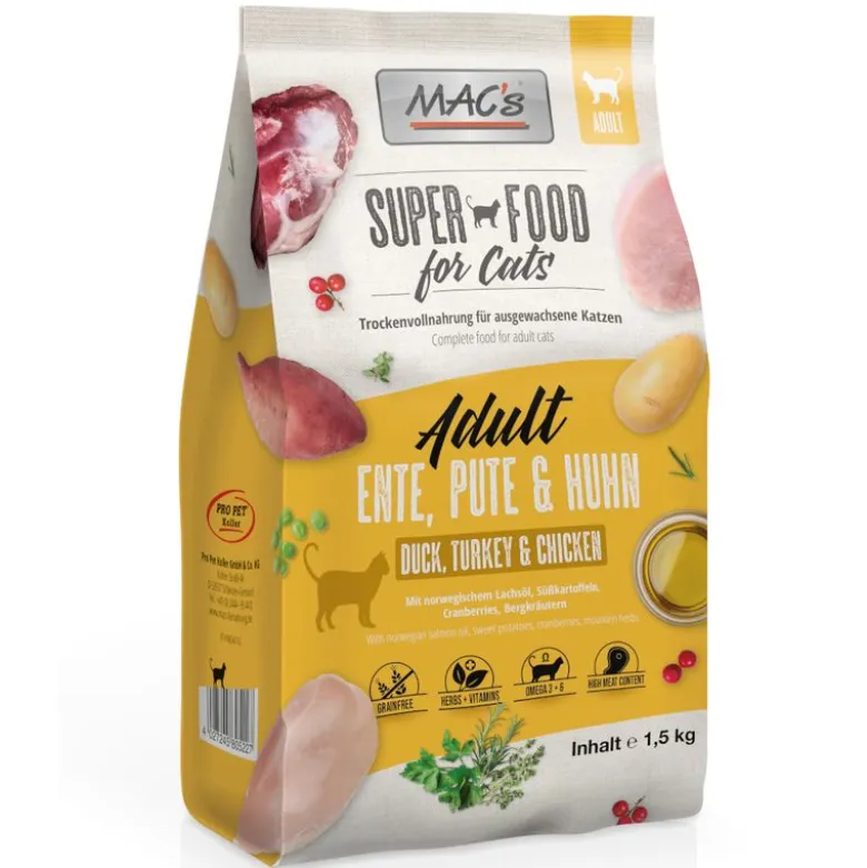 Prøvepakke: MAC's Superfood for Cats Adult