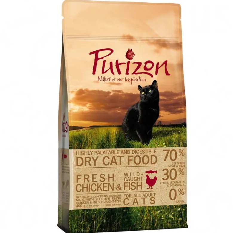 Prøvepakke: Purizon 400 g & Cosma Nature 6 x 70 g
