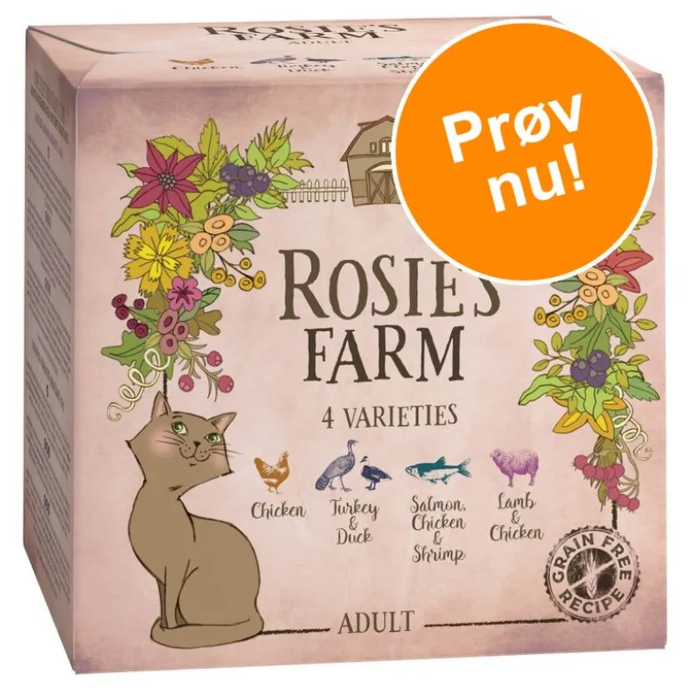 Prøvepakke: Rosie's Farm Adult 4 x 100 g