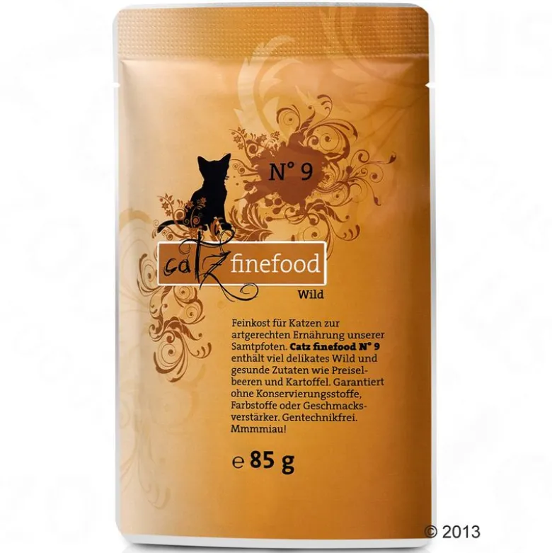 Prøvepakke: 12 x 85 g catz finefood portionsposer