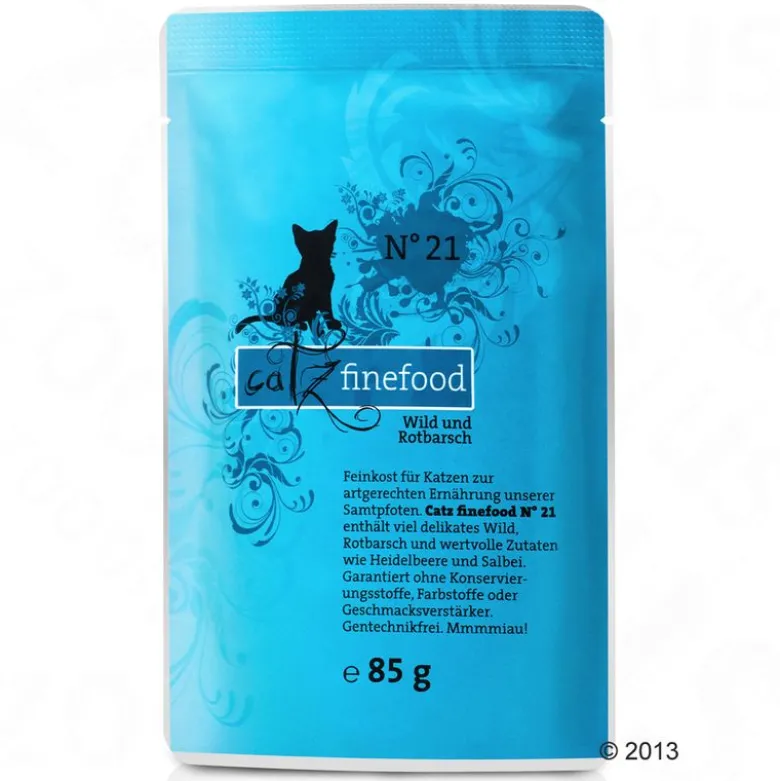Prøvepakke: 12 x 85 g catz finefood portionsposer