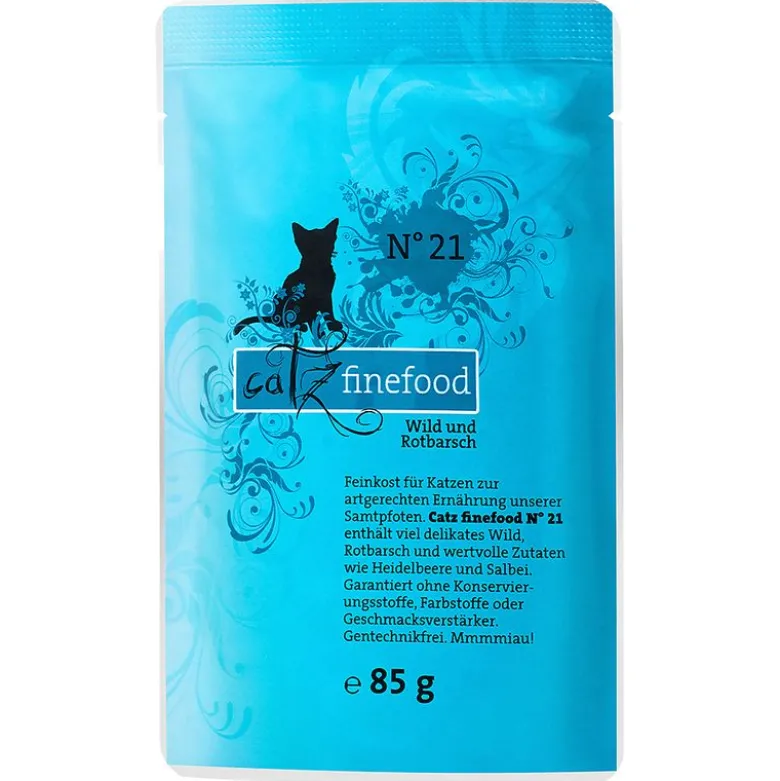 Prøvepakke: 12 x 85 g catz finefood portionsposer