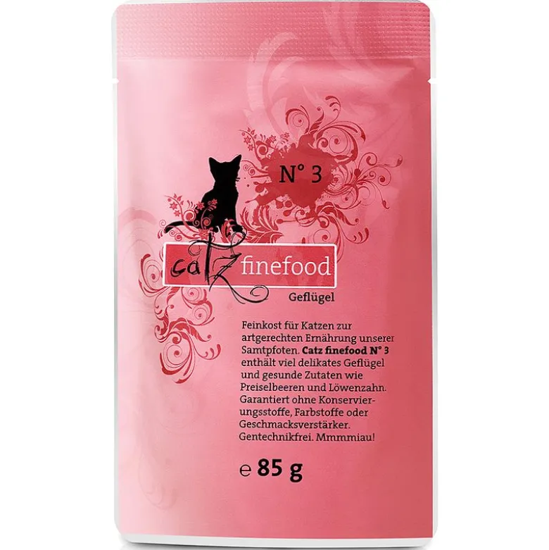 Prøvepakke: 12 x 85 g catz finefood portionsposer