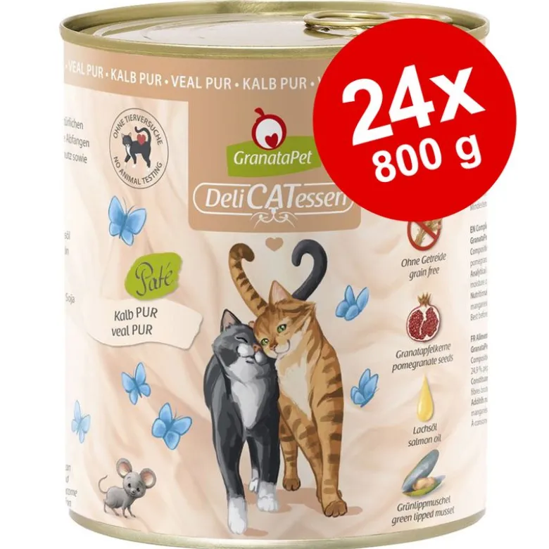 Prøvepakke: 24 x 800 g GranataPet DeliCatessen