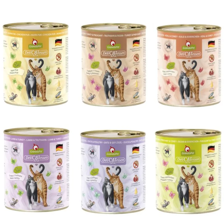 Prøvepakke: 24 x 800 g GranataPet DeliCatessen