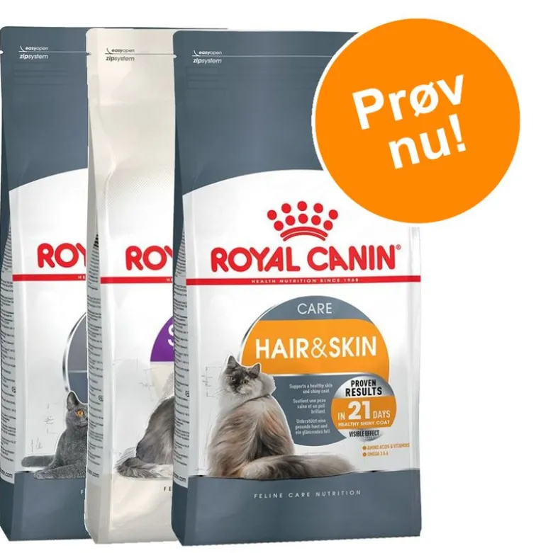 Prøvepakke: 3 x 400 g Royal Canin kattetørfoder