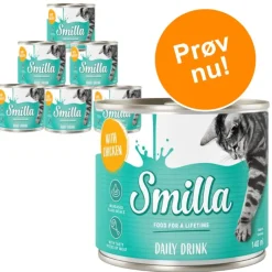 Prøvepakke: 6 x 140 ml Smilla kattedrik