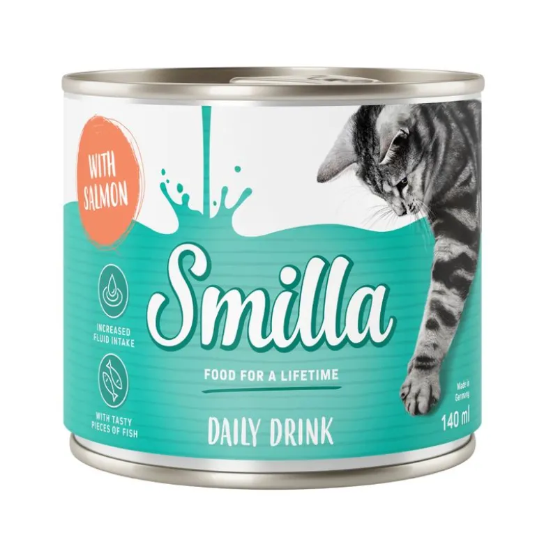 Prøvepakke: 6 x 140 ml Smilla kattedrik