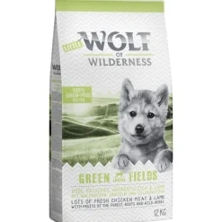 Prøvepris: 12 kg Wolf of Wilderness + 6 x 400 g / 6 x 800 g vådfoder