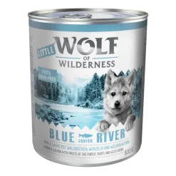 Prøvepris: 12 kg Wolf of Wilderness + 6 x 400 g / 6 x 800 g vådfoder