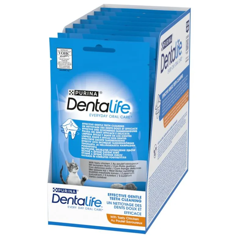 PURINA Dentalife Daily Cat Dental Care Snacks