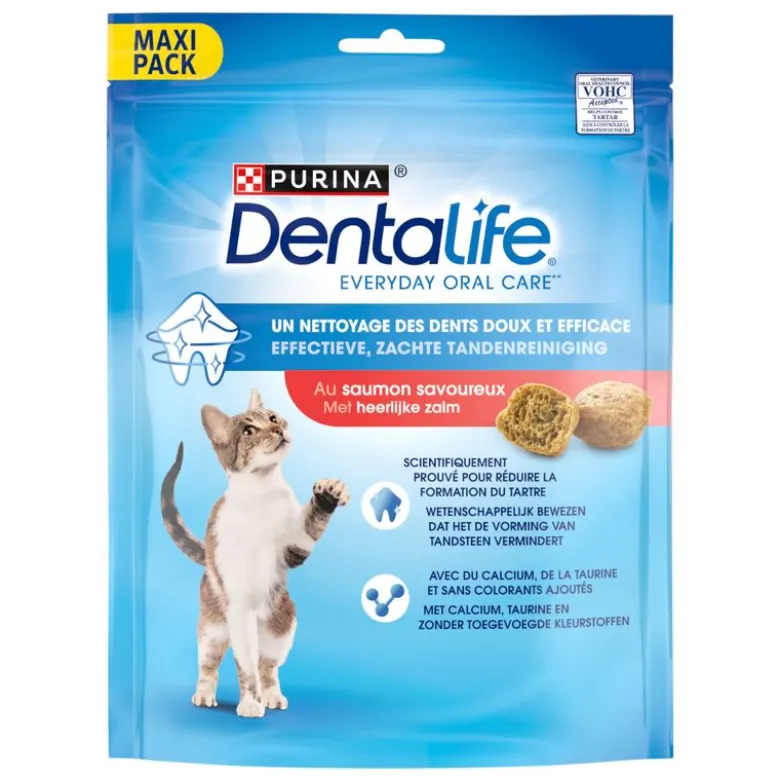 PURINA Dentalife Daily Cat Dental Care Snacks