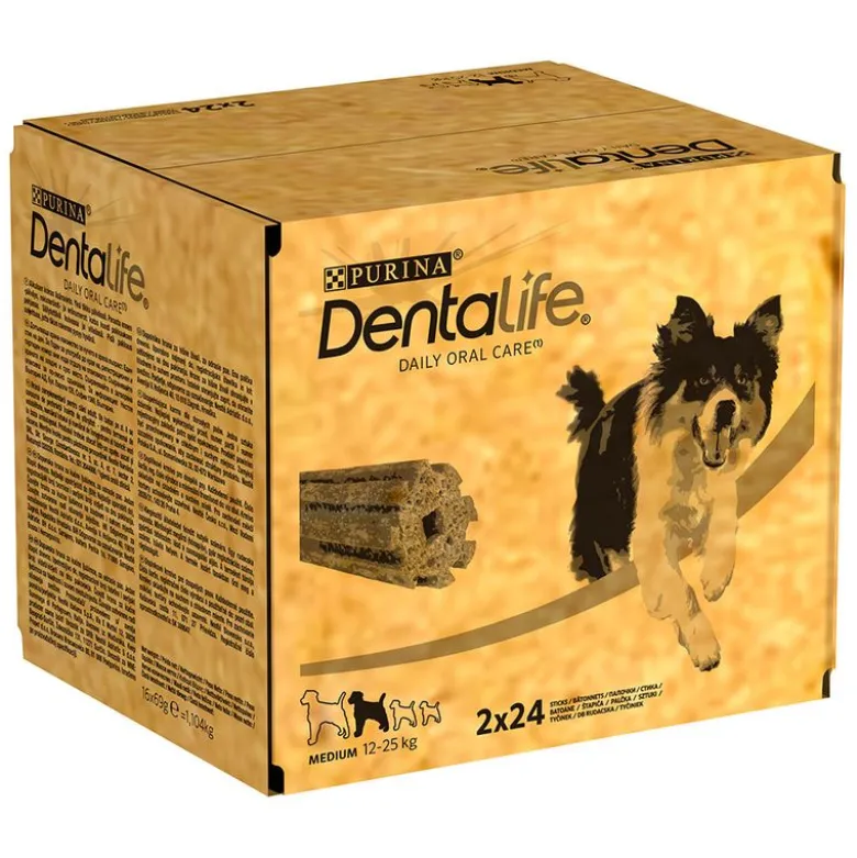PURINA Dentalife tandpleje-snacks mellemstore hunde (12-25 kg)