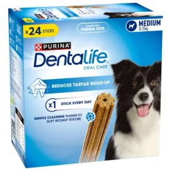 PURINA Dentalife tandpleje-snacks mellemstore hunde (12-25 kg)