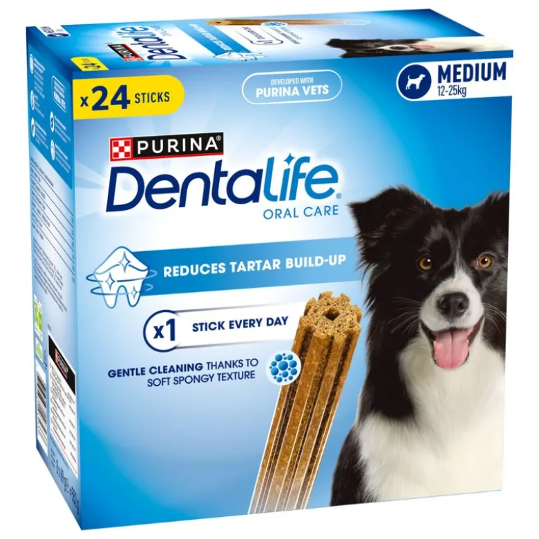 PURINA Dentalife tandpleje-snacks mellemstore hunde (12-25 kg)