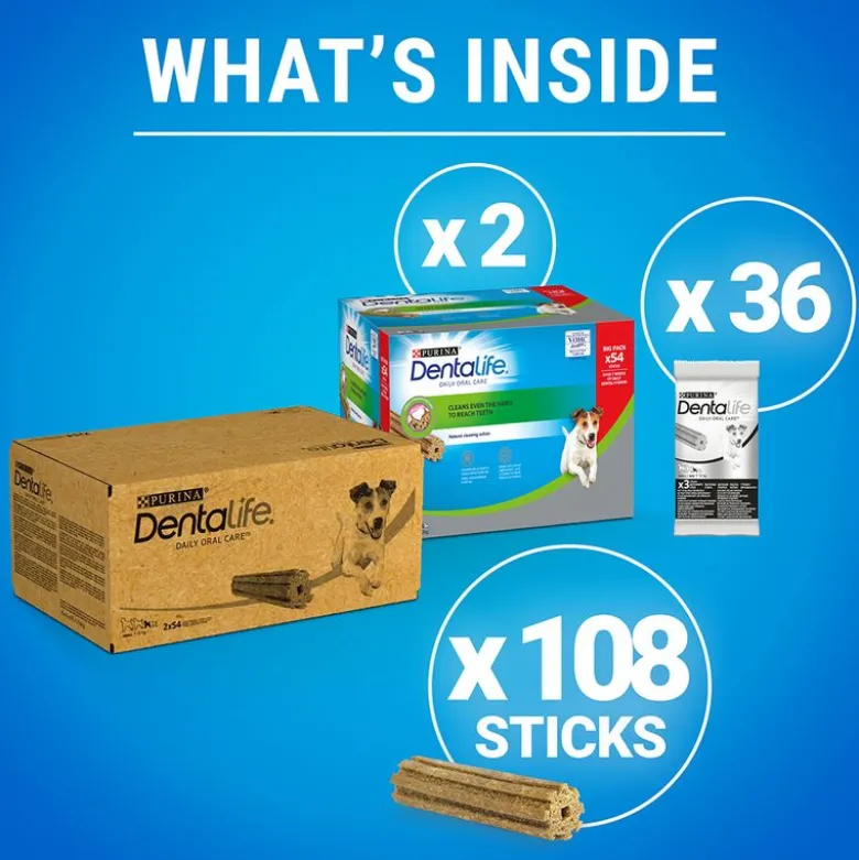PURINA Dentalife tandpleje-snacks små hunde (7-12 kg)