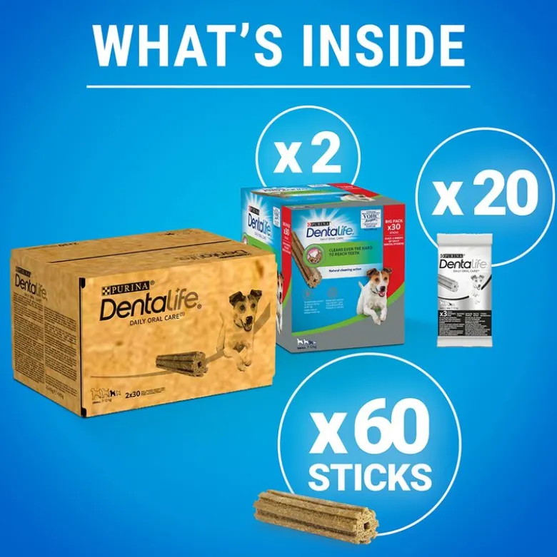 PURINA Dentalife tandpleje-snacks små hunde (7-12 kg)