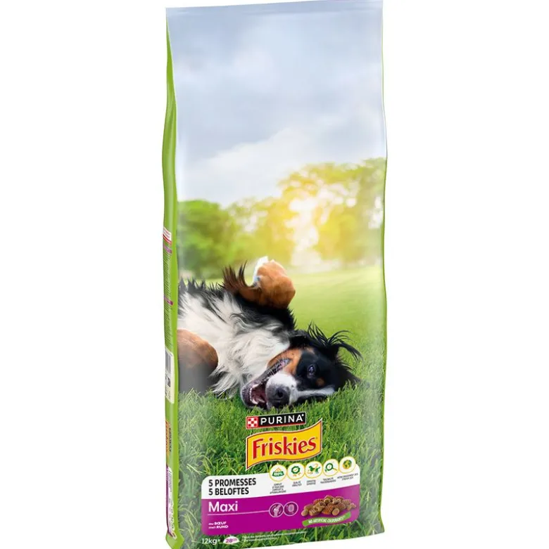 PURINA Friskies Adult Large Breed Hund Maxi med okse