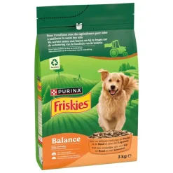 PURINA Friskies Balance Dog med kylling, oksekød og grøntsager