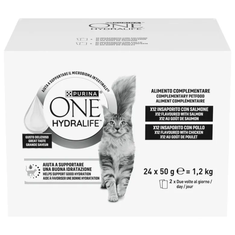 PURINA ONE Hydralife Katte-Liquid 24 x 50 g