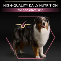 PURINA PRO PLAN Adult 7+ Medium & Large Sensitive Skin Laks & Ris