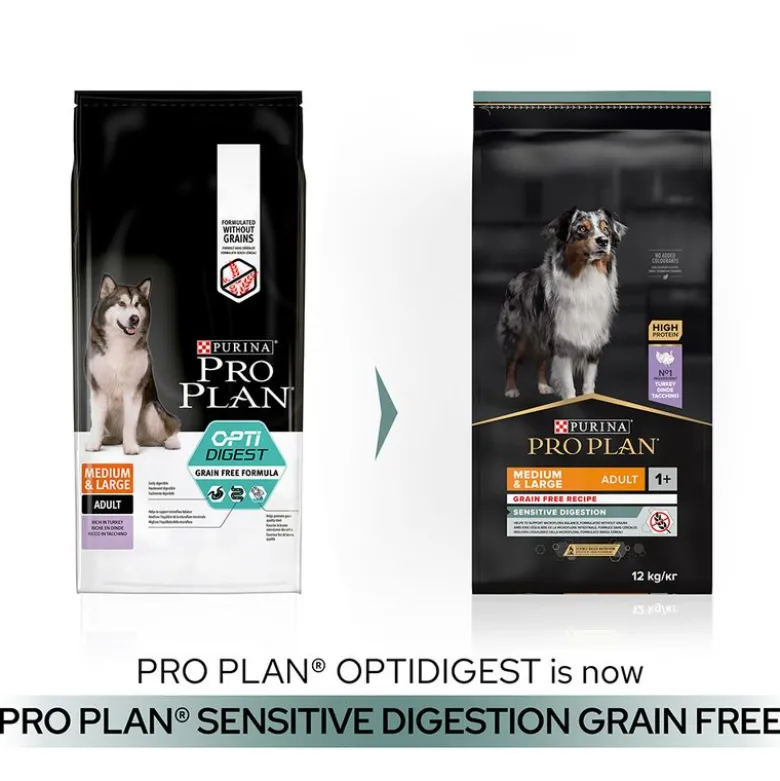 PURINA PRO PLAN Medium & Large Adult Sensitive Digestion kornfri