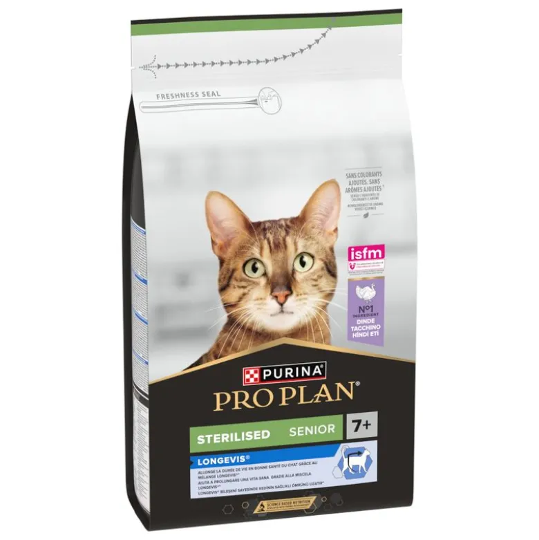 PURINA PRO PLAN Sterilised Senior 7+ Longevis kalkun