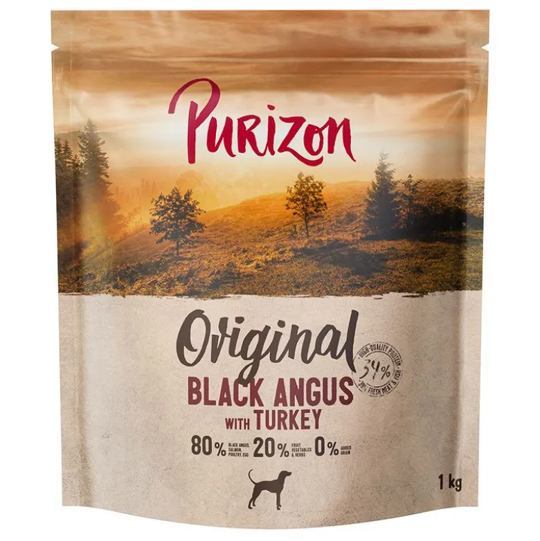 Purizon Black Angus-oksekød med kalkun Adult - kornfri