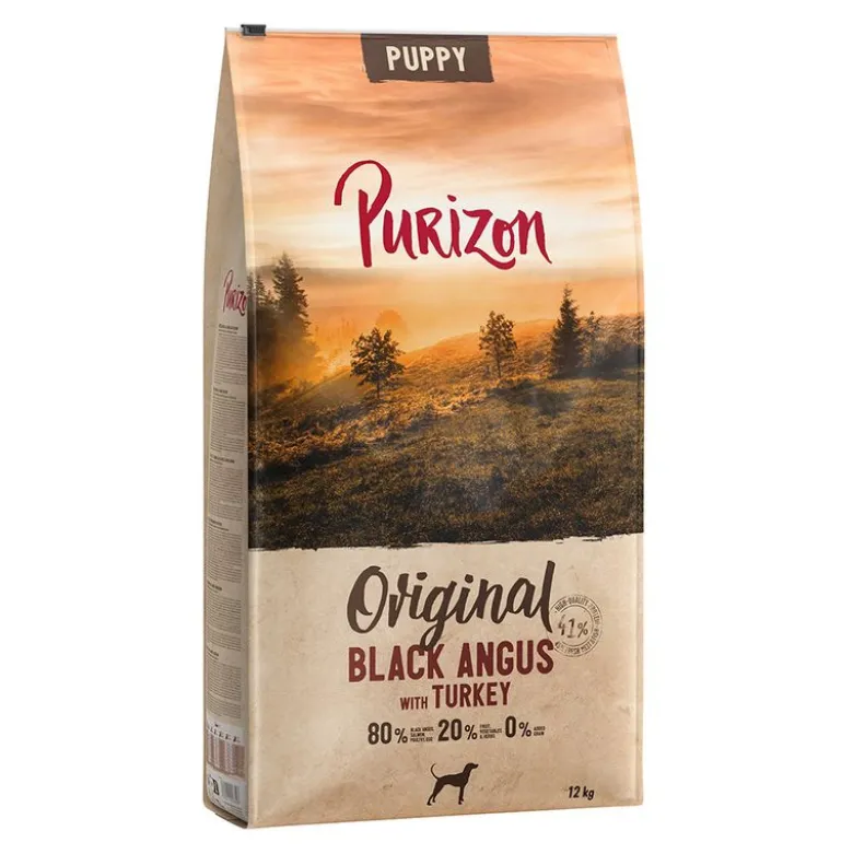 Purizon Puppy Black Angus med kalkun
