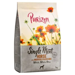 Purizon Single Meat Adult Hest med sød kartoffel & morgenfrue